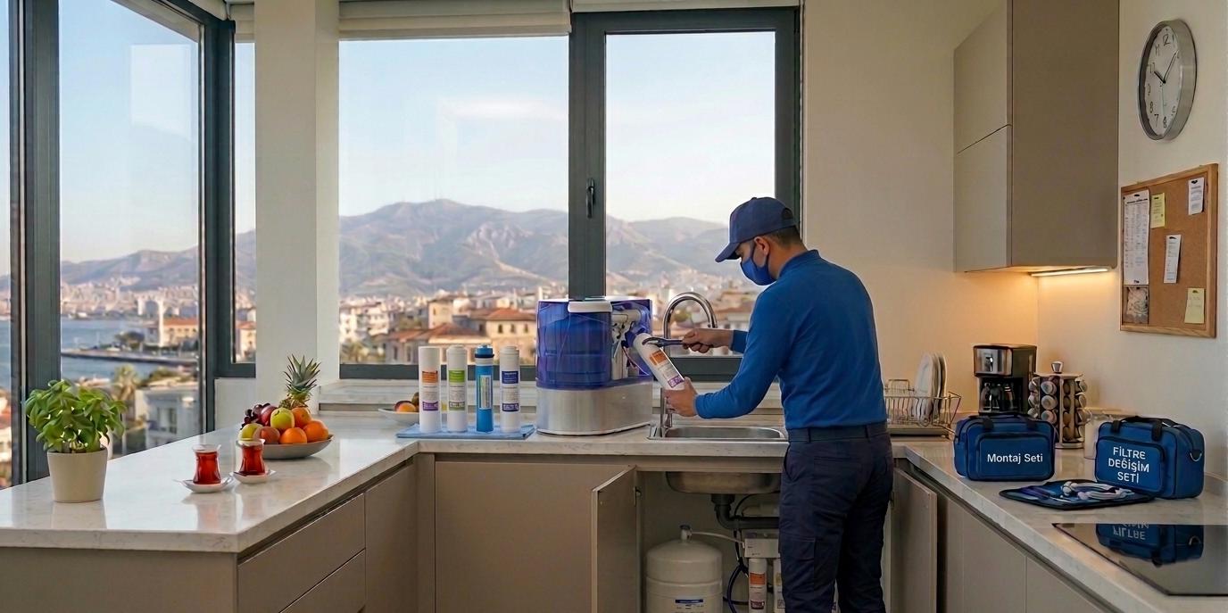 Evsel Su Arıtma Cihazı Filtre Değişimi