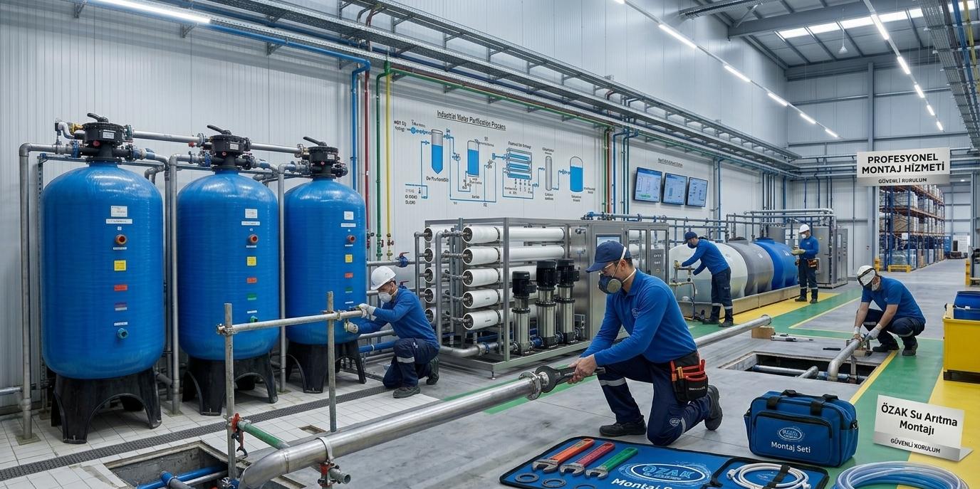 Endüstriyel Su Arıtma Cihaz Montajı